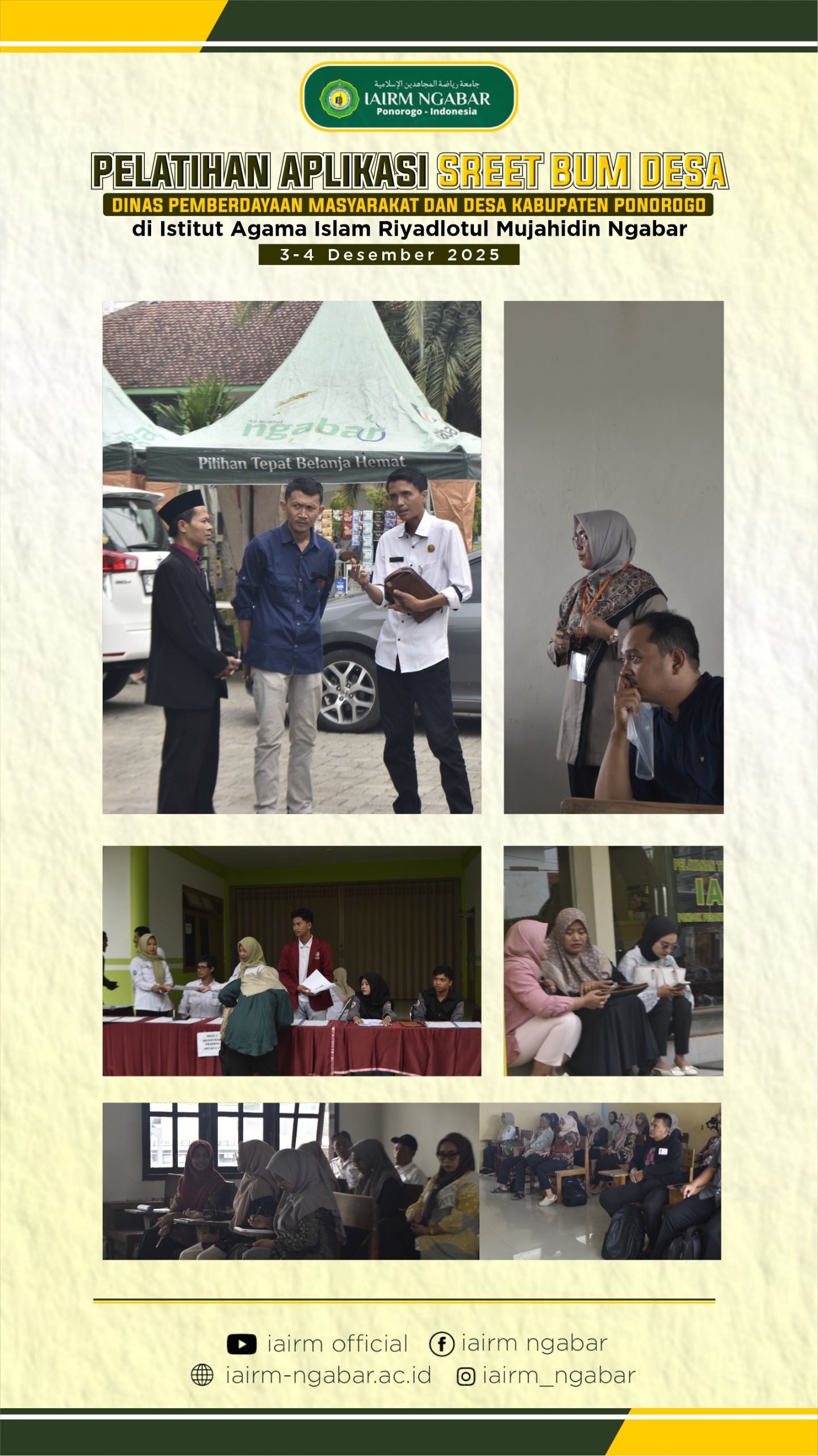 PELATIHAN APLIKASI SREET BUMI DESA KABUPATEN PONOROGO DI KAMPUS IAIRM NGABAR PELATIHAN APLIKASI SREET BUMI DESA KABUPATEN PONOROGO DI KAMPUS IAIRM NGABAR