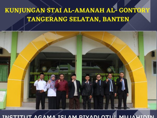 Kunjungan Sekolah Tinggi Agama Islam Al-Amanah Al-Gontory Tangerang Ke Institut Riyadlotul Mujahidin Ngabar