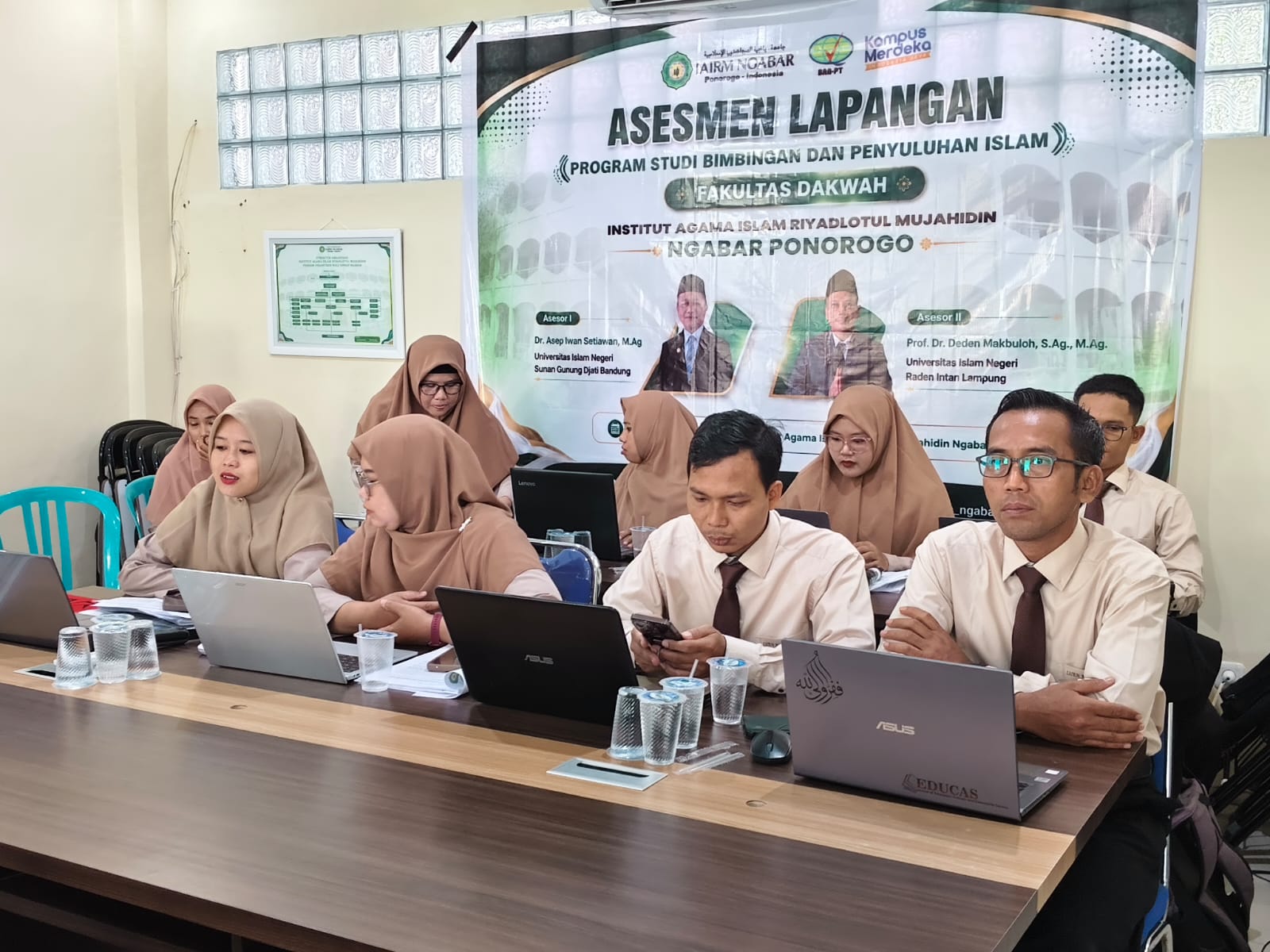 Program Studi Bimbingan Penyuluhan Islam (BPI) Fakultas Dakwah Institut Agama Islam Riyadlotul Mujahidin (IAIRM) Ngabar sukses menyelenggarakan Asesmen Lapangan